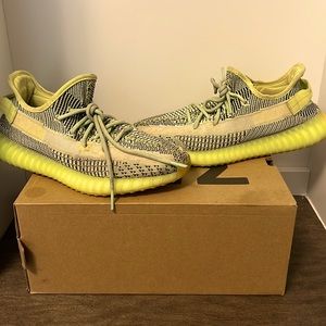 Adidas Yeezy 350 neon, us mens 9 1/2 not looking for much pretty beat